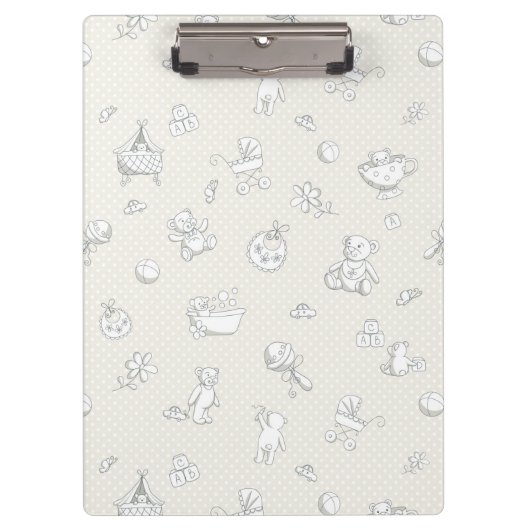 Babyhintergrund Klemmbrett (Vorderseite)