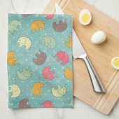 Babyhintergrund Küchentuch (Viertel Falte)