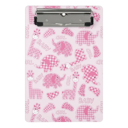 Babyhintergrund Mini Klemmbrett (Vorderseite)