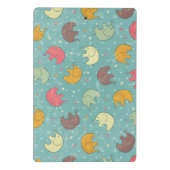 Babyhintergrund Mini Klemmbrett (Rückseite)