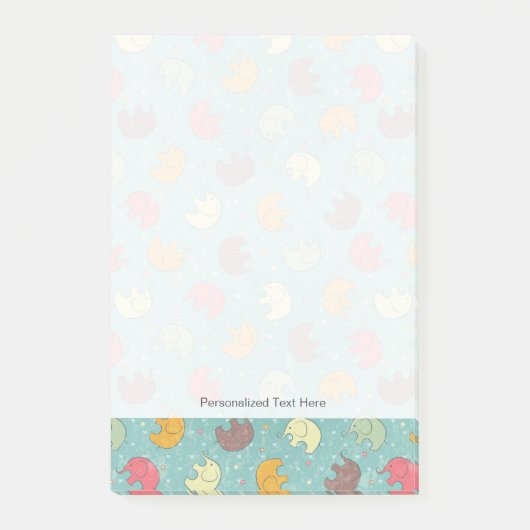 Babyhintergrund Post-it Klebezettel (Vorderseite)