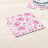 Babyhintergrund Rechteckiger Pappuntersetzer (angewinkelt)