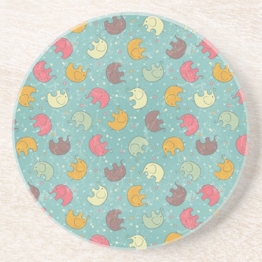 Babyhintergrund Sandstein Untersetzer (Vorne)