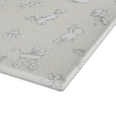 Babyhintergrund Schneidebrett (Ecke)