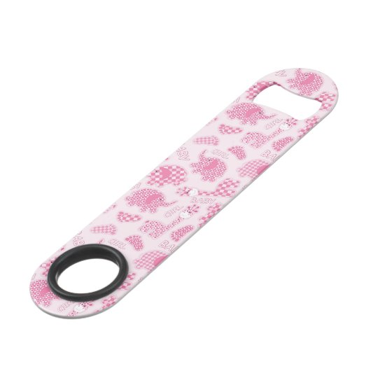 Babyhintergrund Speedflaschenöffner (Vorderseite Schrägansicht)