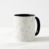 Babyhintergrund Tasse (VorderseiteRechts)