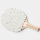 Babyhintergrund Tischtennis Schläger (Seitenansicht)