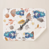 Babyhippo lächelnd sherpadecke (Vorderseite (Horizontal))