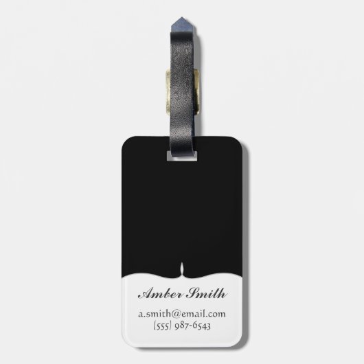 Babyhuhn Gepäckanhänger (Rückseite vertikal)