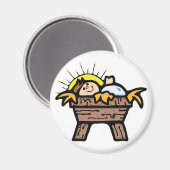 Babyjesus Magnet (Vorderseite/Rückseite)