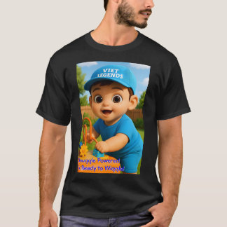 babyJoy Serie 7 #VL - Kuschel-Power-Männer-T-Shirt T-Shirt