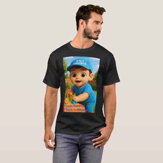 babyJoy Series 7 #VL - Snuggle Powered Men T-shirt (Vorne ganz)