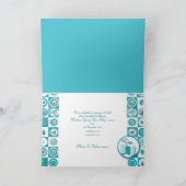 Babyjungen-Geburts-Foto-Kartenmitteilung Ankündigung (Innenseite)