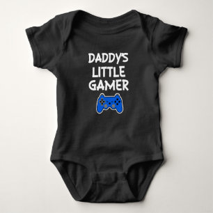 Babyjungen-Shirt des kleinen Gamer des Vatis Baby Strampler