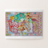 Babyjungen spielen und jonglieren puzzle (Horizontal)