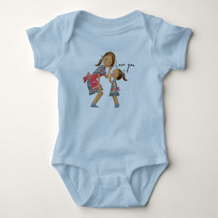 Babykarosserieanzug der Liebe Baby Strampler