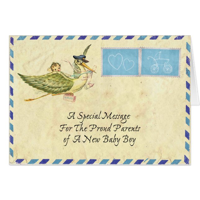 Babykarte (Vorderseite (Horizontal))