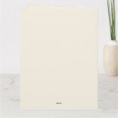 Babykarte Karte (Rückseite)