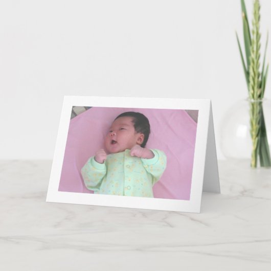 Babykarte Karte (Vorderseite)
