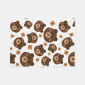 Babykawaii Fleecedecke (Vorderseite (Horizontal))