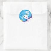 Babykleber Runder Aufkleber (Tasche)