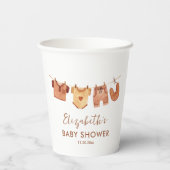 Babykleide Babydusche Pappbecher (Rückseite)