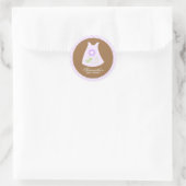 Babykleideräume Runder Aufkleber (Tasche)