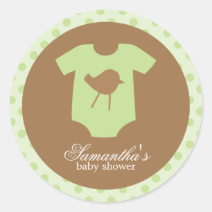 Babykleideräume Runder Aufkleber