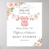 Babykleidung Baby Dusche Begrüßungszeichen Poster (Vorne)