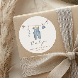 Babykleidung Babybett Babydusche Runder Aufkleber