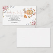 Babykleidung Babydusche Bücher für Baby Begleitkarte (Vorne/Hinten)