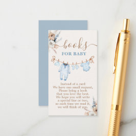 Babykleidung Babydusche Bücher für Baby Begleitkarte