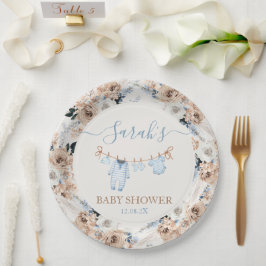 Babykleidung Babydusche Teller