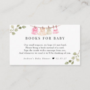 Babykleidung   Boho Girl Books for Baby Begleitkarte