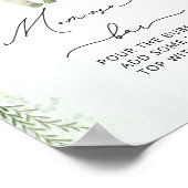 Babykleidung Boho Greenerenery Babydusche Momosa B Poster (Ecke)