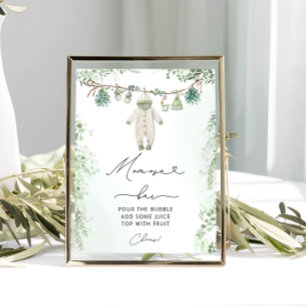Babykleidung Boho Greenerenery Babydusche Momosa B Poster