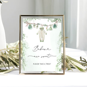 Babykleidung Boho Sage Green Babies sind süß Poster