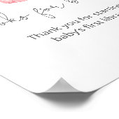 Babykleidung Bücher für Kinderzeichen Poster (Ecke)