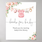 Babykleidung Bücher für Kinderzeichen Poster (Vorne)