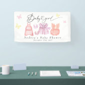 Babykleidung | Die Babydusche für Mädchen Banner (Messe)