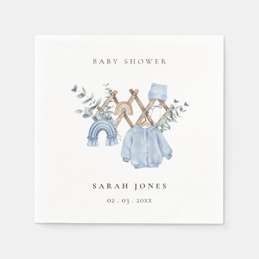 Babykleidung Essential Baby Dusche für niedliche B Serviette (Vorderseite)