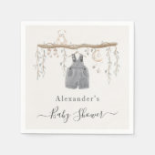 Babykleidung Eucalyptus Boy Babydusche Serviette (Vorderseite)