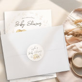 Babykleidung Geschlecht neutrale Babydusche Runder Aufkleber