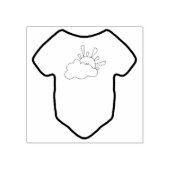 Babykleidung Gummistempel (Prägung)