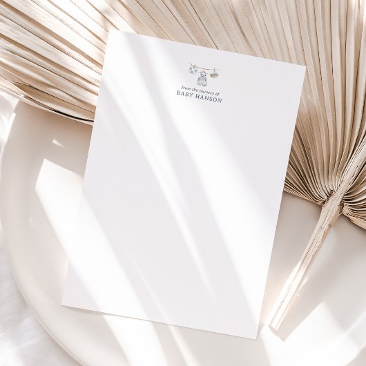 Babykleidung Kinderdusche Dankeskarte