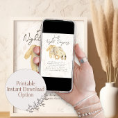 Babykleidung Spätspätspülung Windeln Babydusche Poster