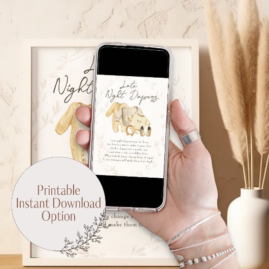 Babykleidung Spätspätspülung Windeln Babydusche Poster