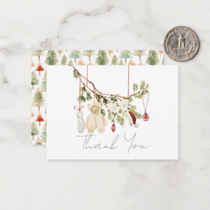 Babykleidung Wäsche Baby Shower Danke Mitteilungskarte