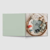 Babykörbchen mit süßem Foto Gästebuch (Voll)