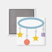 Babykreismobil Magnet (Vorderseite/Rückseite)